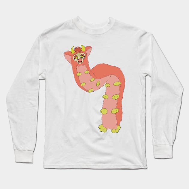 Watermelon furby Long Sleeve T-Shirt by annoyingarts